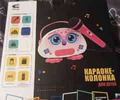 Колонка с микрофоном детская